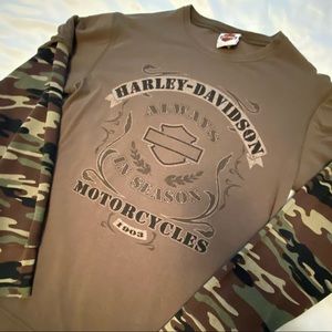 Women’s Harley Davidson long sleeve tee shirt